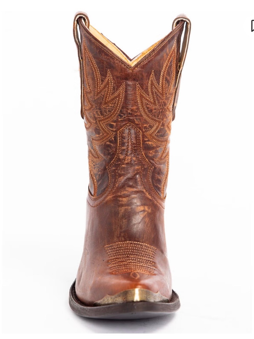 Idillwind Miranda Lambert Short Brown Leather Cowgirl Boots S 10 Country Western